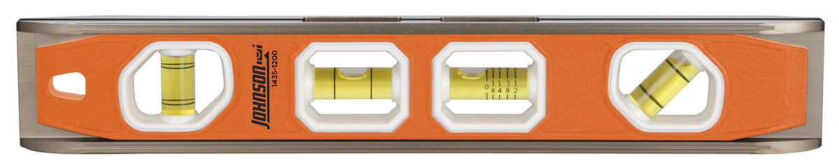 Johnson Level & Tool 1435-1200 Magnetic Torpedo Level, 12", Orange, 1 Level