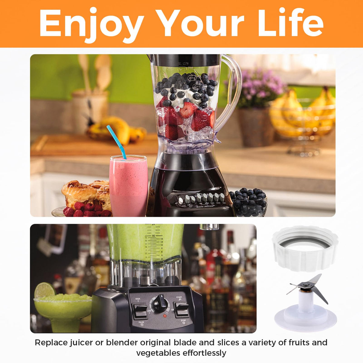 Replacement for Hamilton Beach Blender Blade Base Bottom Screw Cap Gasket