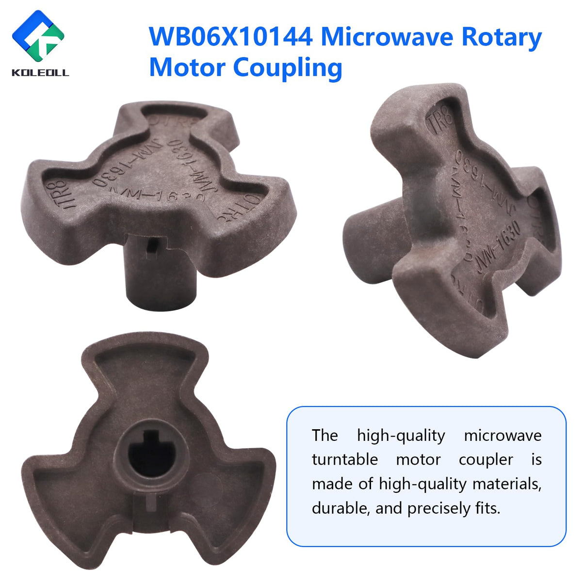 KOLEOLL WB06X10144 Microwave Turntable Motor Coupler
