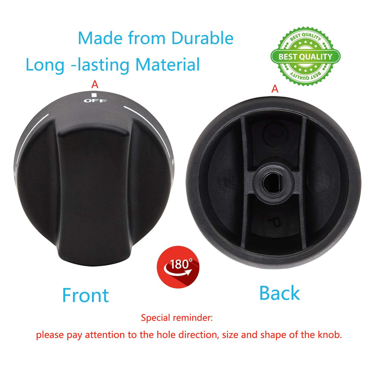 Genuine Viking PB010101 THERMOSTAT BAKE KNOB N/SBK Viking VKNPB010101
