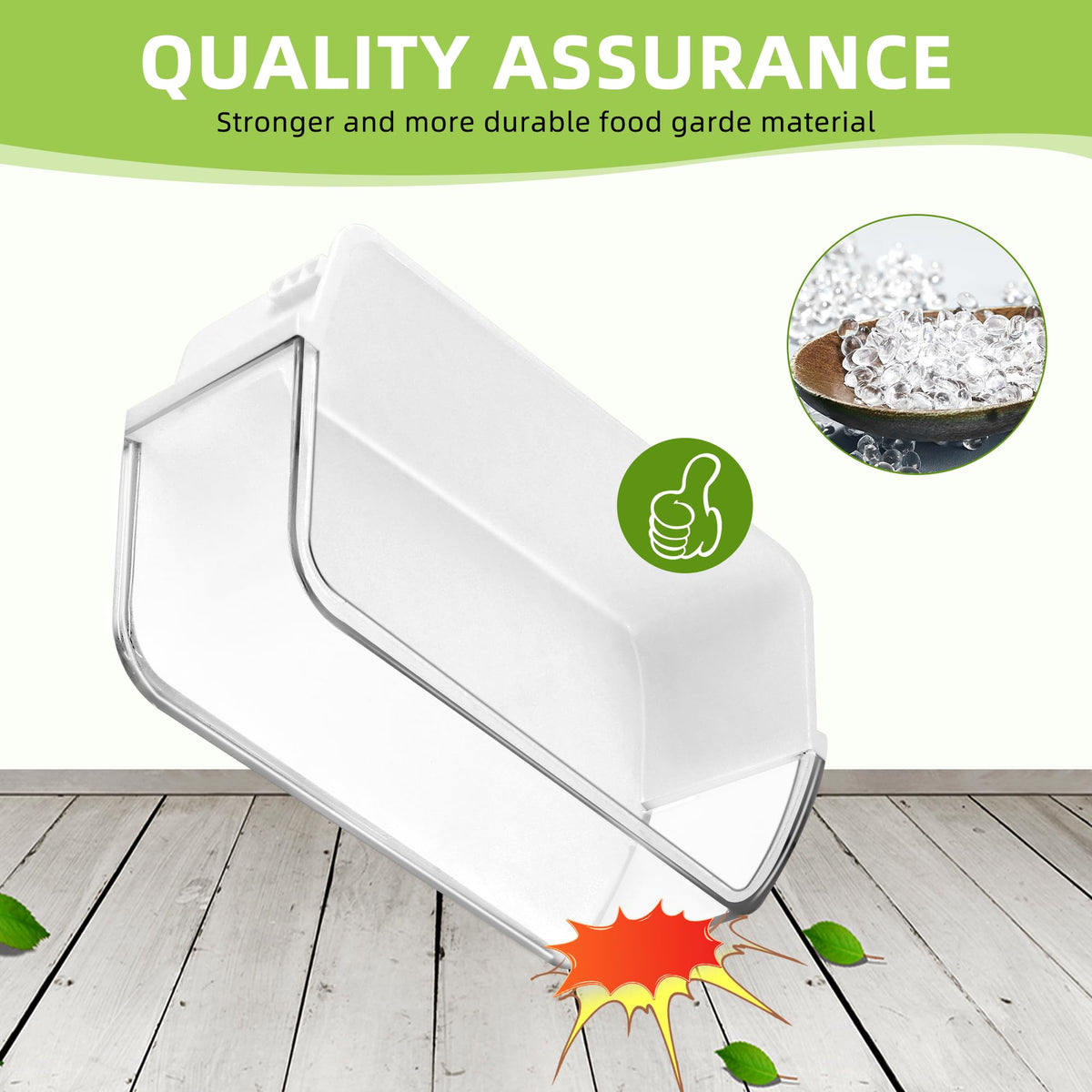 Upgraded DA97-12650A Refrigerator Door Shelf Bin (