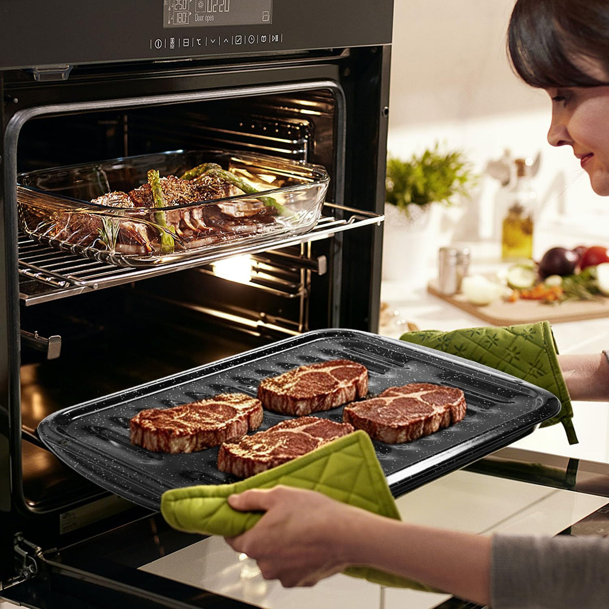 RIDGEPOLE 16.75" Broiler Pan for Oven Nonstick