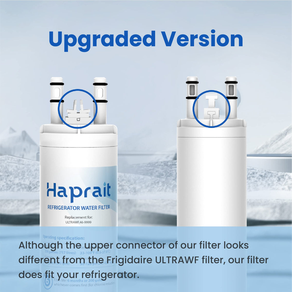 Haprait HP005 Replacement for Frigidaire ULTRAWF, 3 Count