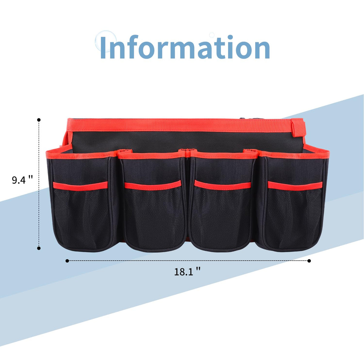 Bucket Cleaning Tool Organizer,Wash Tool Caddy 5-Gallon Organizer for Home