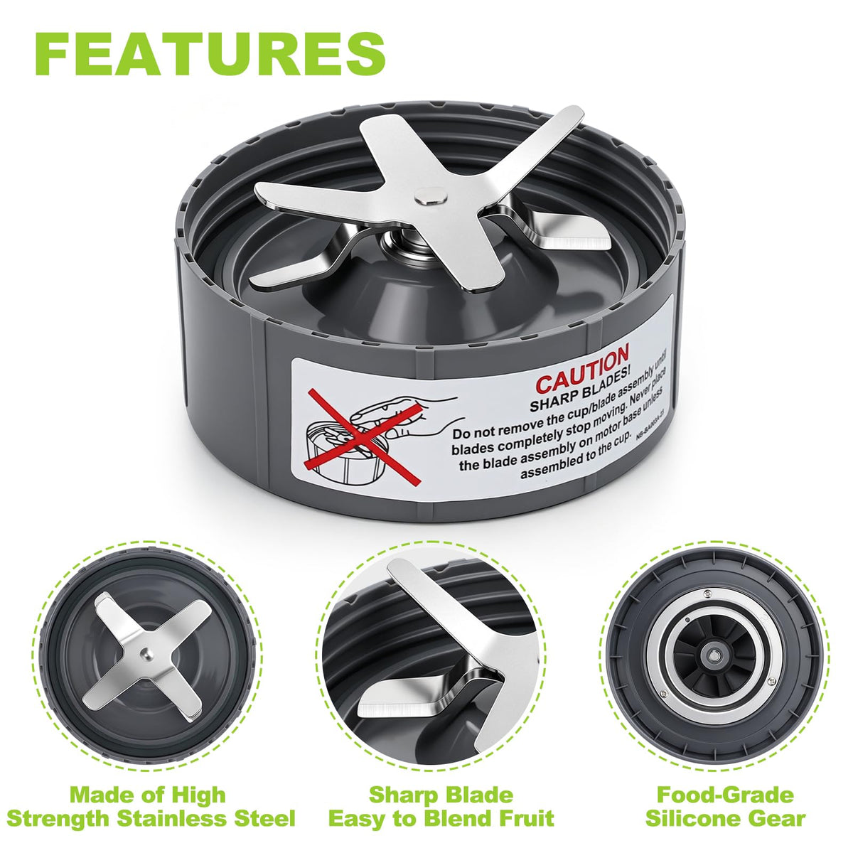 Replacement Extractor Blade Fit for NutriBullet 600W 900WPro Series Blender