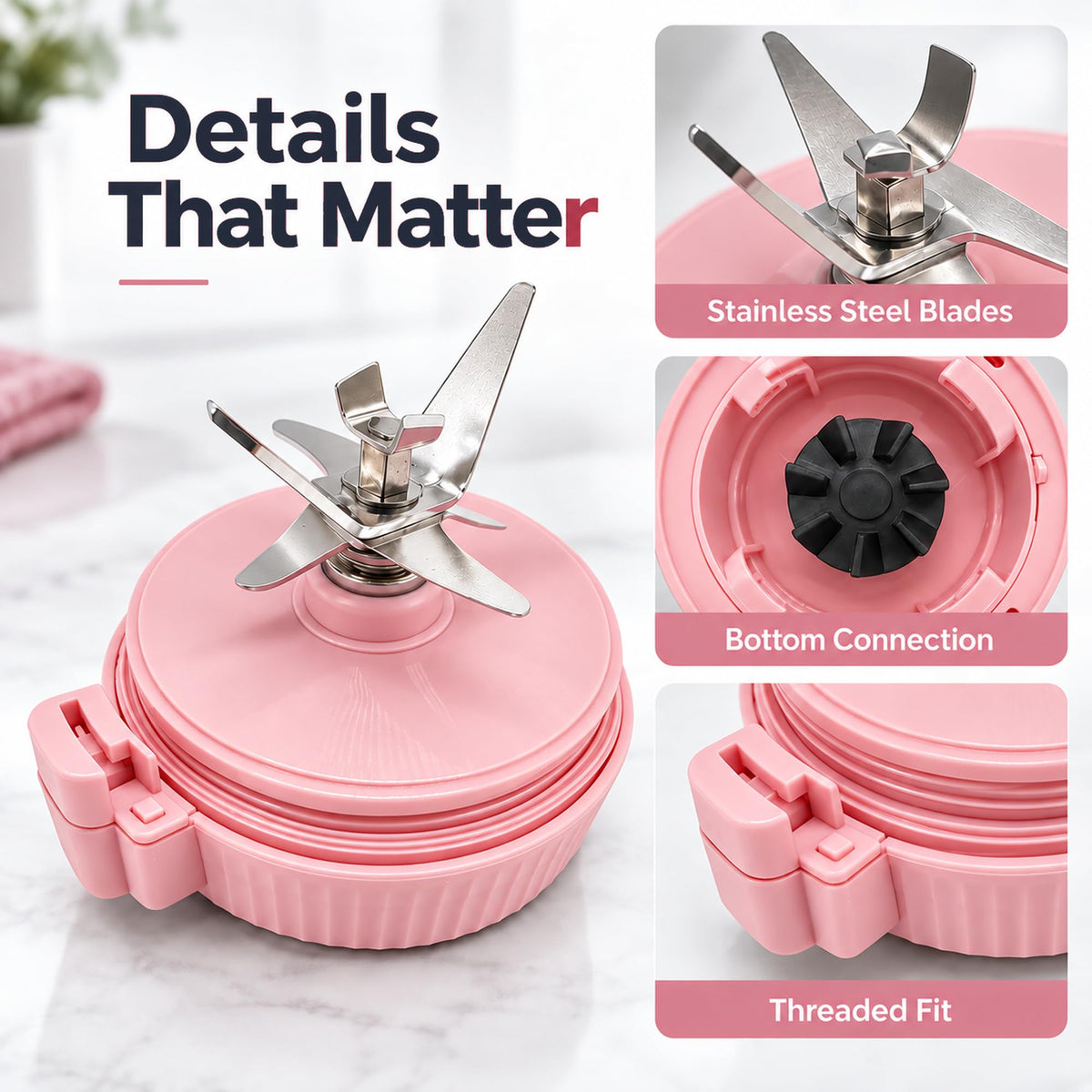 Replacement Crush Blade compatible with Ninja BlendBoss Blender