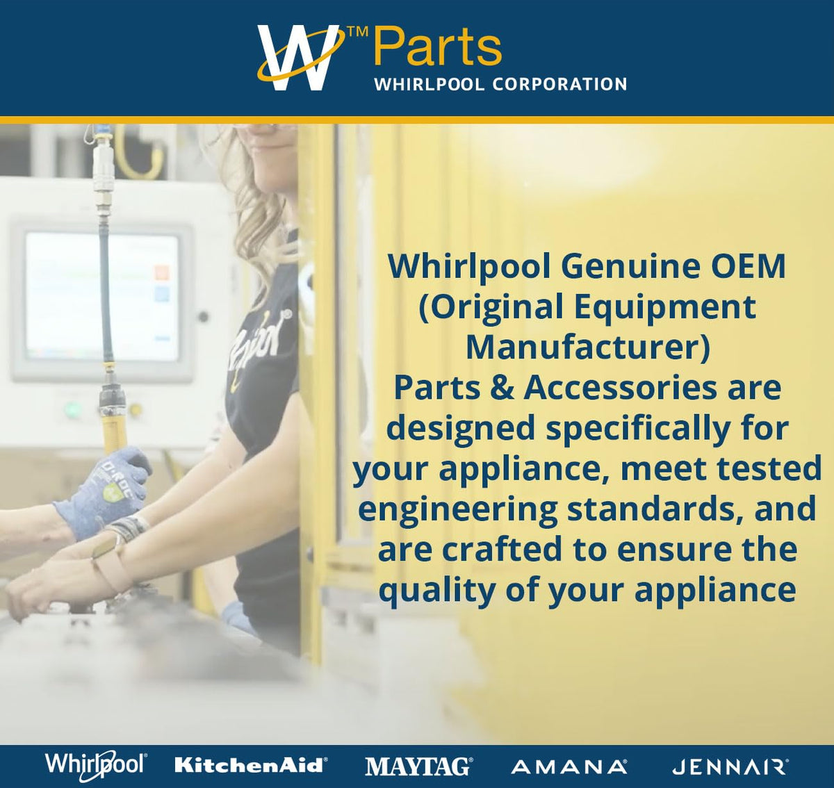 Whirlpool WPW10671905 Genuine OEM Dishwasher Detergent Dispenser Replacement Part - Replaces W10671905