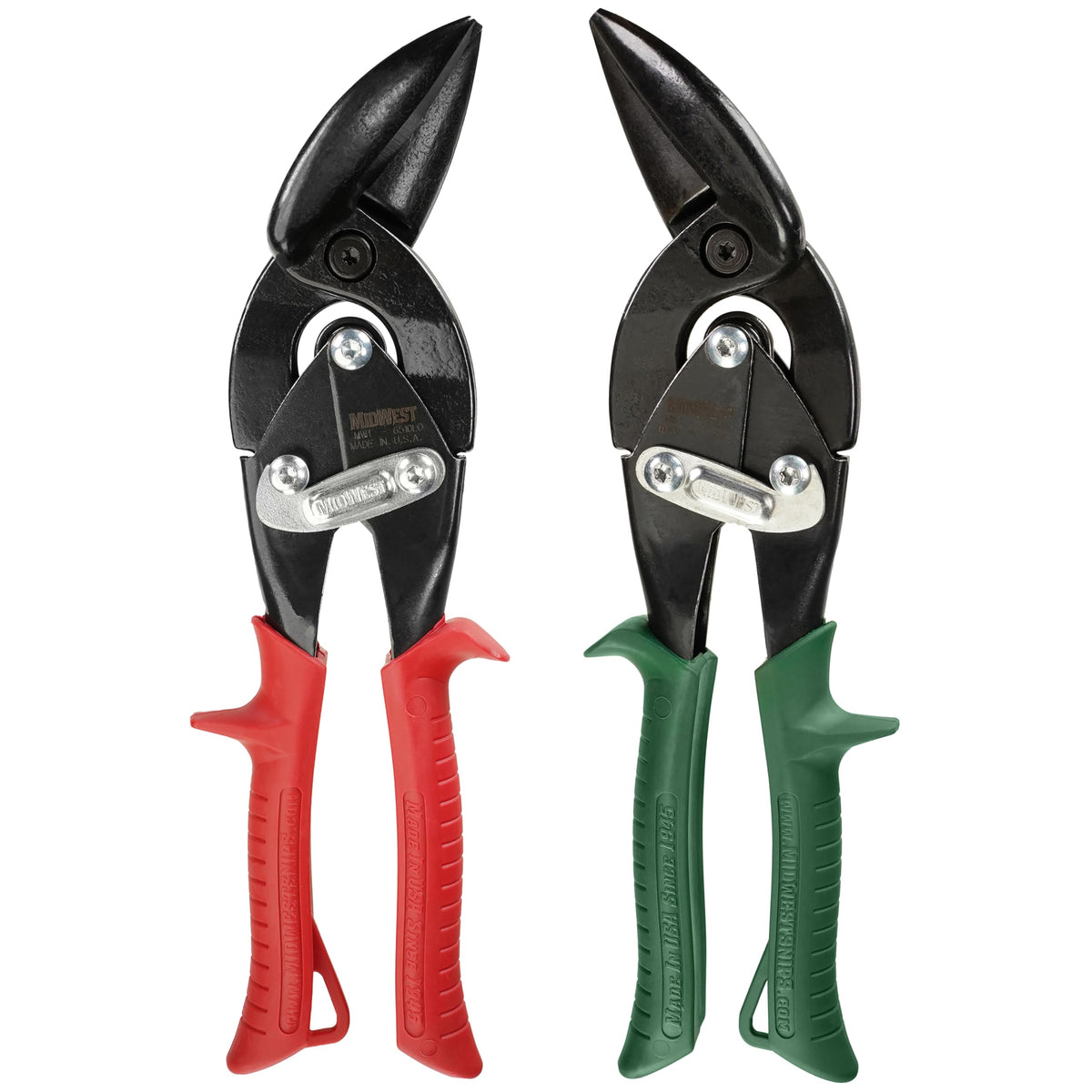 MIDWEST Blackout Aviation Snip Set, Left & Right Offset, Tin Snips