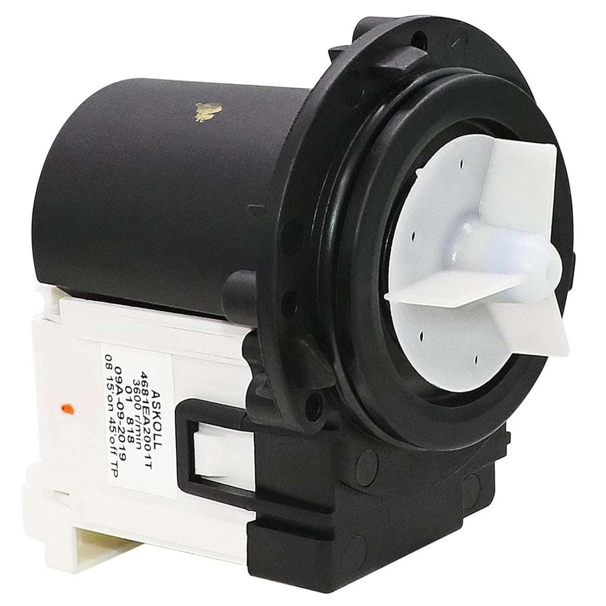 【2026 Upgraded 𝐎.𝐄.𝐌】4681EA2001T WM2455HW WM4370HWA WM3270CW WM3431HS WM3770HVA Washer Drain Pump ASKOLL Motor Replaces KenMore LG M3379-65468 Front load washer drain pump motor by Puxyblue