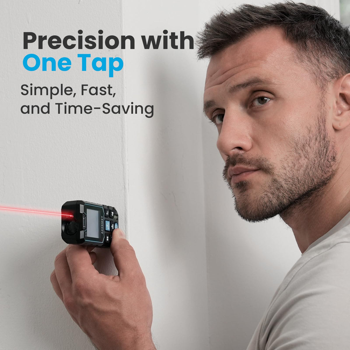 ACEGMET S9 229ft/70m Laser Measuring Tool, LCD Backlit Display