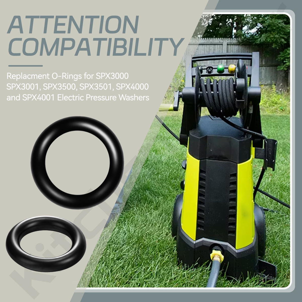 SPX3000 Pressure Washer O-Rings Compatible with Sun Joe Pressure Washers