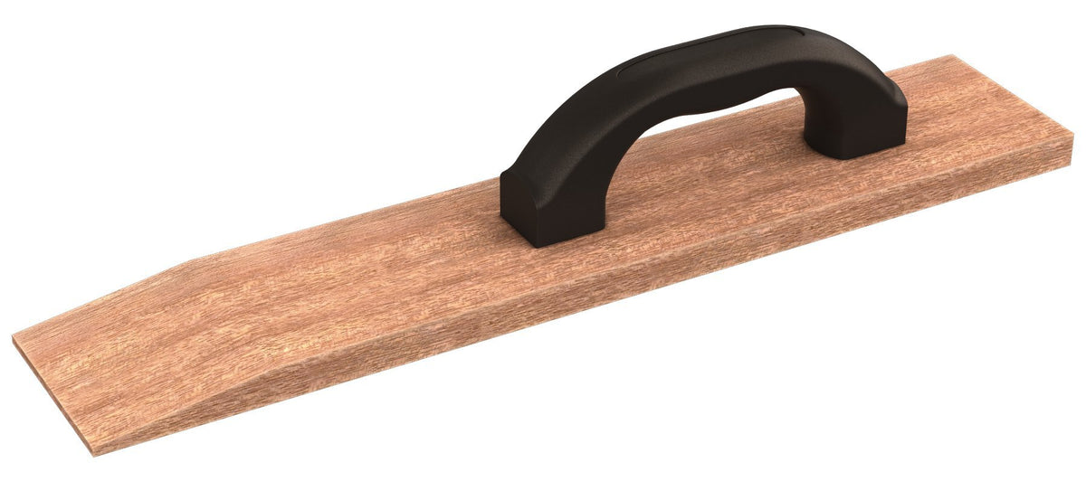 Bon 12-400 Redwood Float 18" x 3 1/2" Bevel End Concrete Float 5/8" Thick Plastic Handle