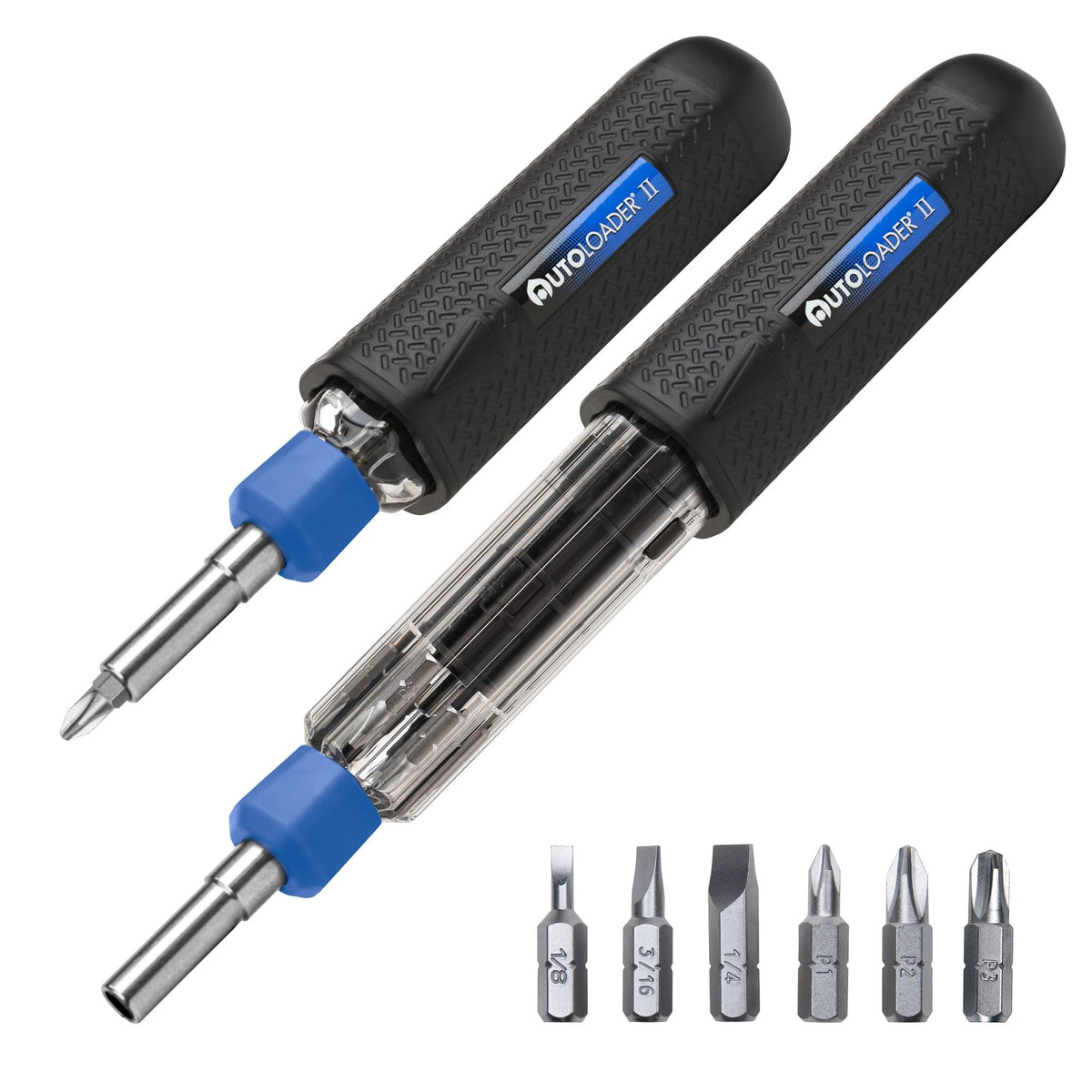 Autoloader Multi-Bit Magnetic Screwdriver with Auto-Loading Barrel