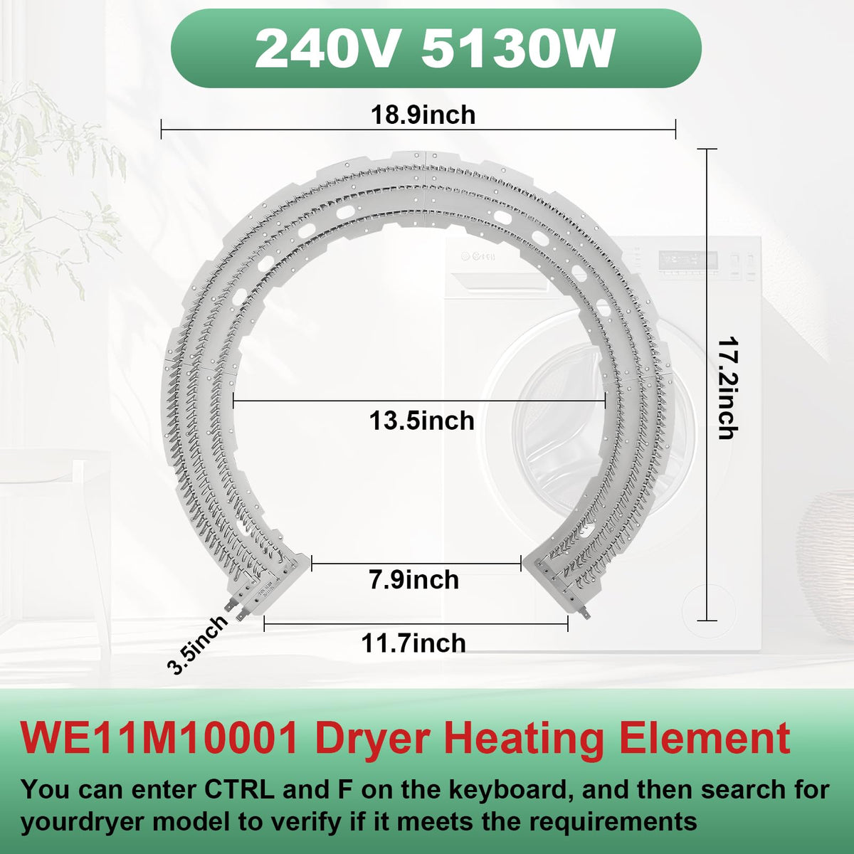 for GE Dryer Heating Element Replacement (OEM) for