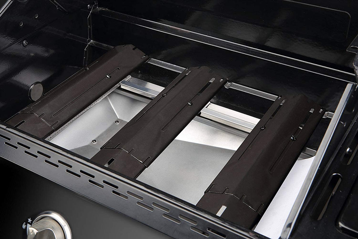 Unicook 5 Pack Adjustable Grill Heat Plates Burner Covers, 11.75-21 in L