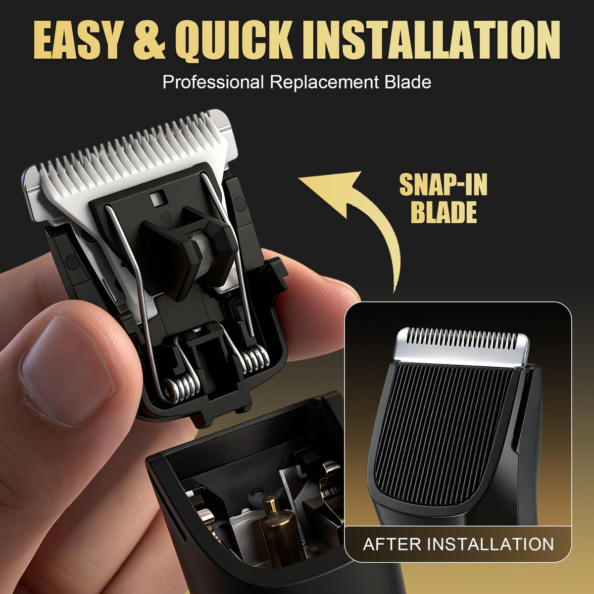 Blades Compatible with Manscaped Lawn Mower 4.0/3.0/2.0, 4 Pack