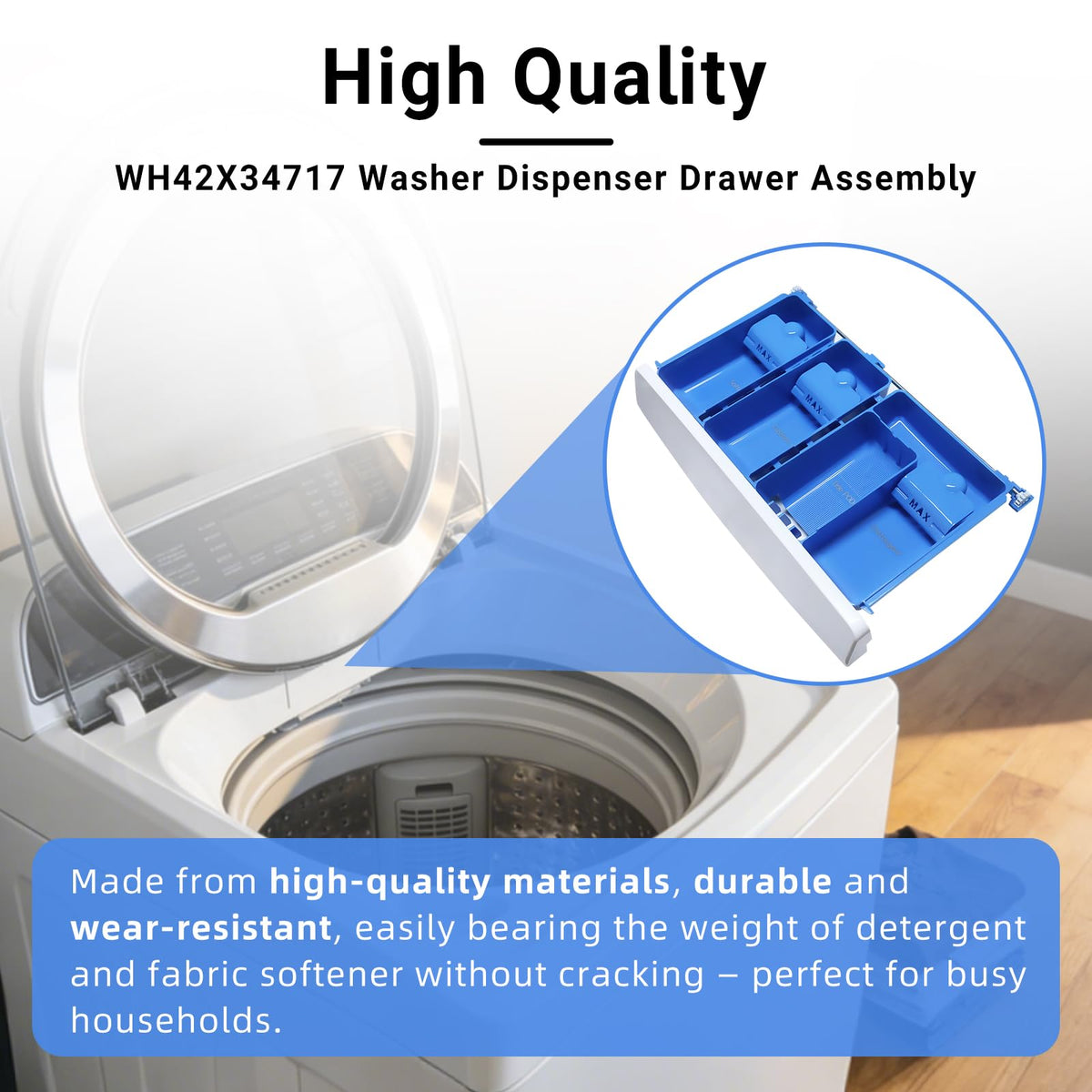WH42X34717 Washer Dispenser Drawer Assembly Fits f