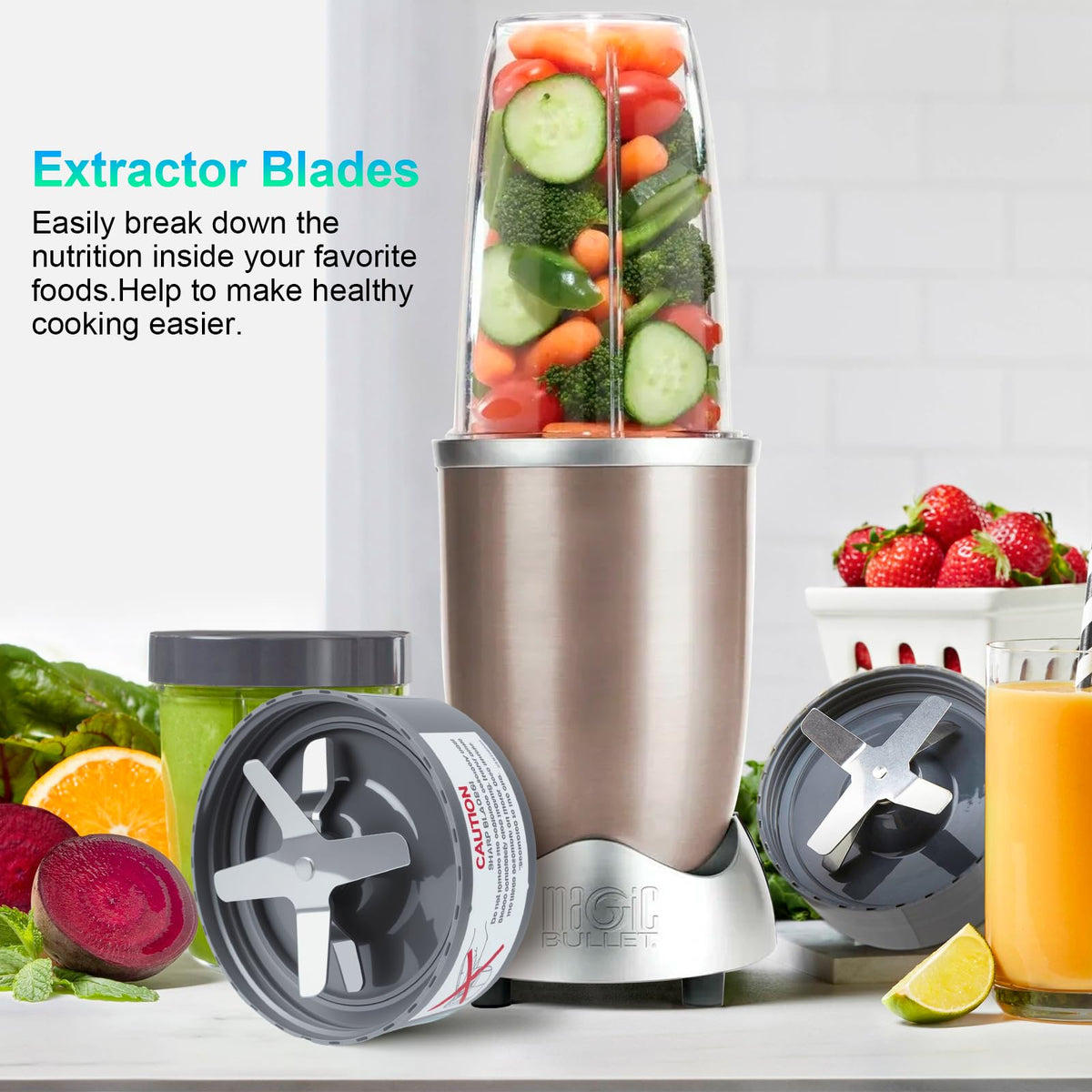 Replacement Extractor Blade for NutriBullet 600w/900w Pro Series Blender