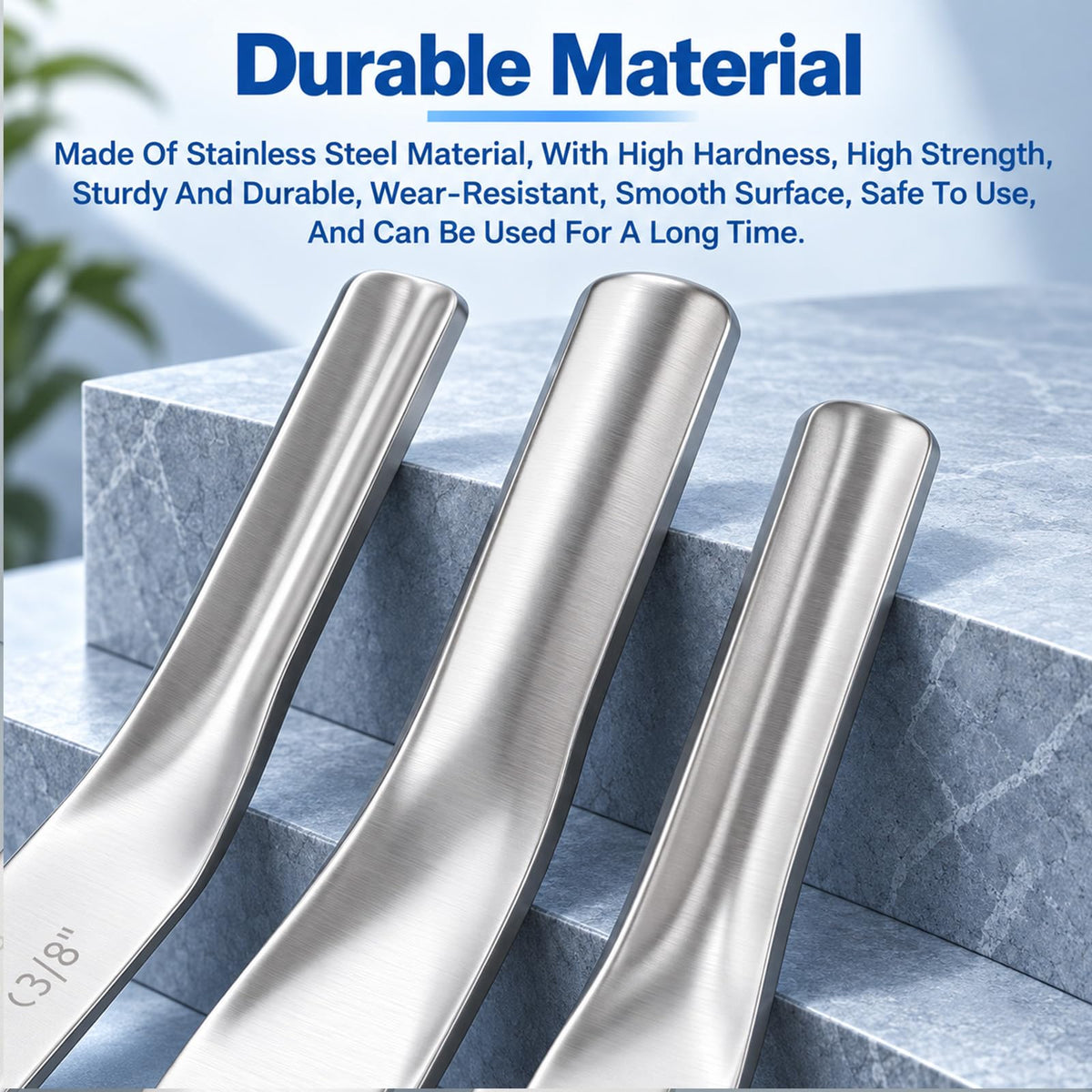 6 Pcs Tuck Pointing Tools, Stainless Steel Double Ended Brick Jointer