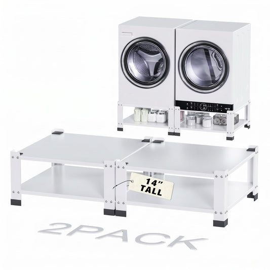 GangMei 2 Pack Washer and Dryer Pedestals Stand, 2