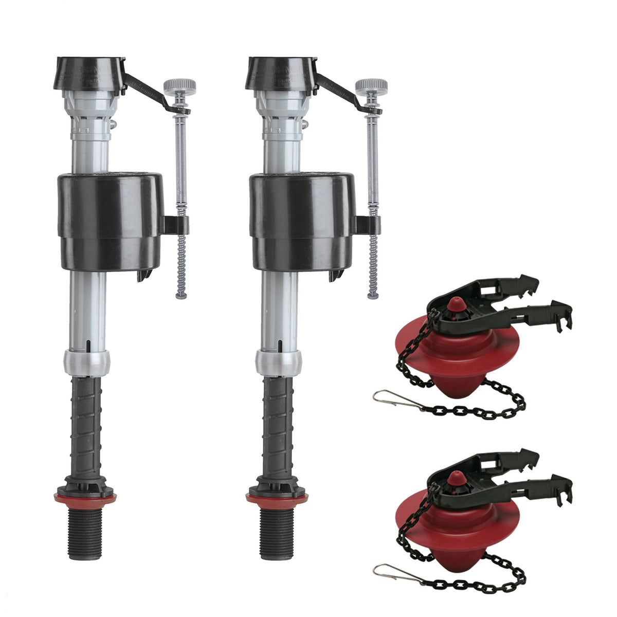 Fluidmaster 400A Fill Valve & 2-Inch Flapper Toilet Repair Kit