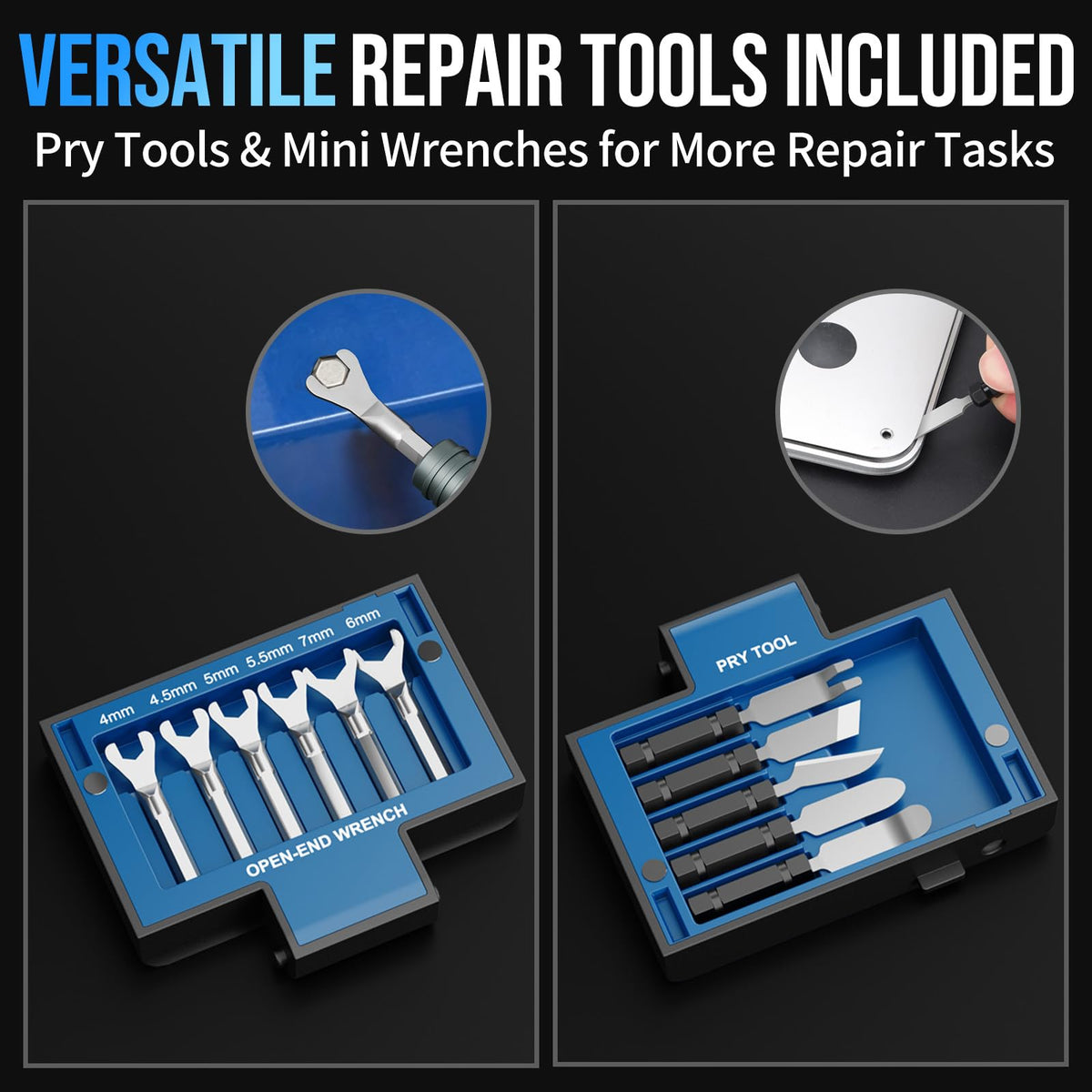 STREBITO 55 in 1 Magnetic Screwdriver Set, Tool Cube Kit