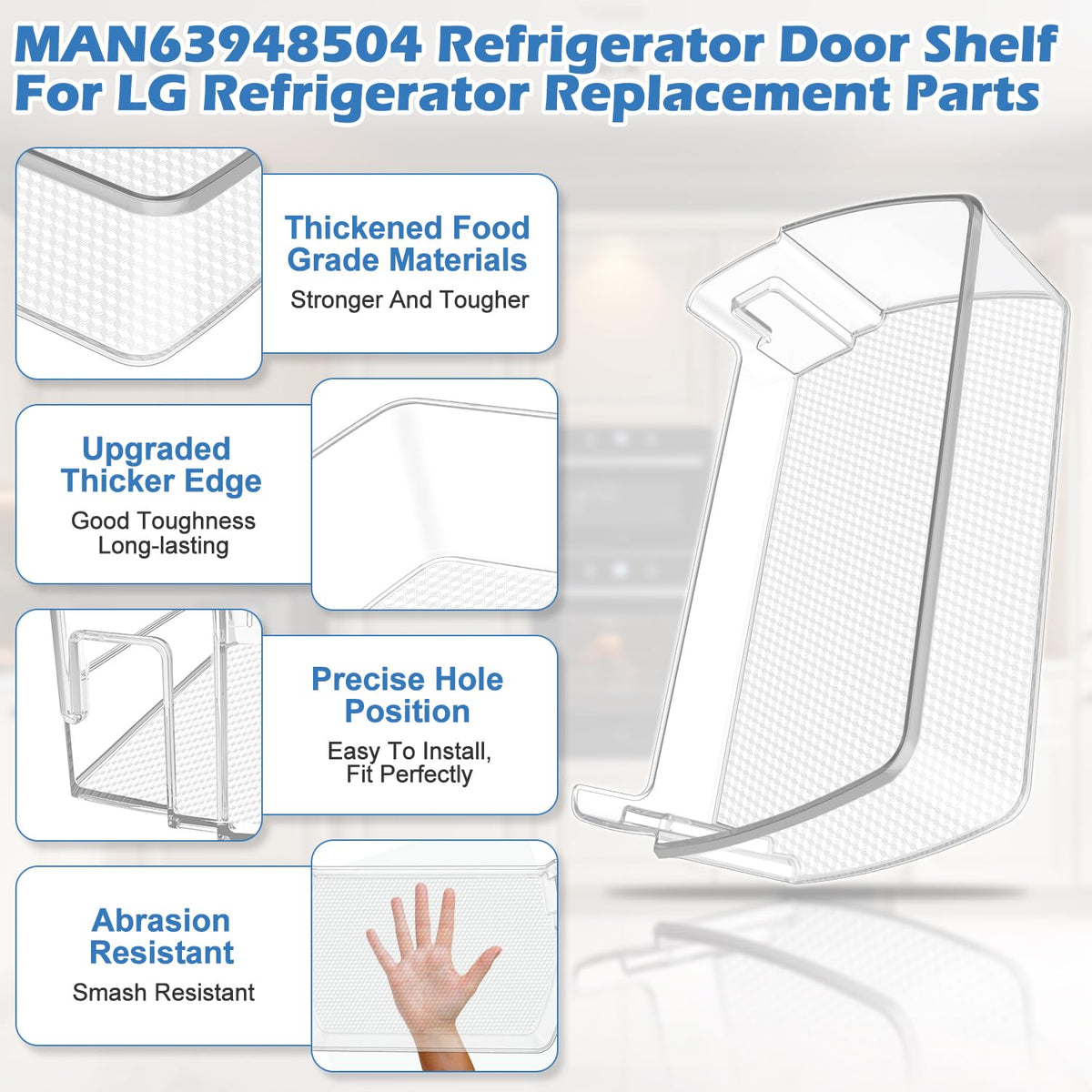 MAN63948504 Refrigerator Door Bin for Lg Door Shel