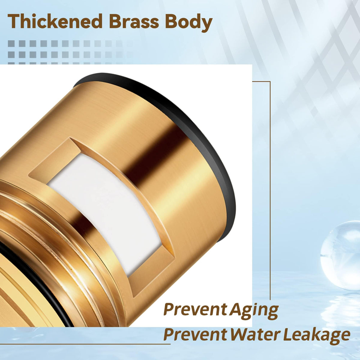 Enhon 2 Pcs Faucet Cartridge Compatible with American Standard 994053-0070A