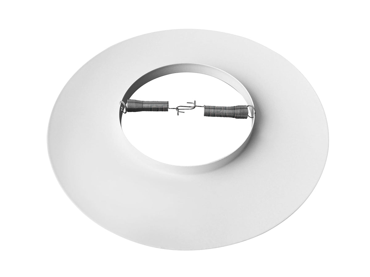 PROCURU [6-Pack] 6" Open Metal Ring Trim for Recessed Can Lights - for BR30, PAR30, LED, Incandescent, CFL, Halogen