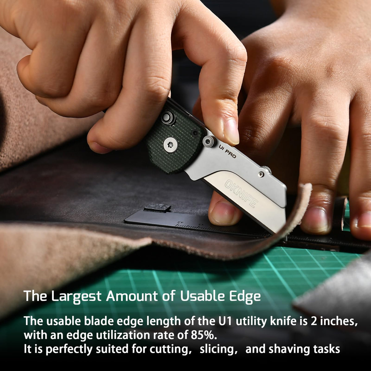 OKNIFE U1 Pro Multitool Folding Utility Knife with Folding Screwdriver