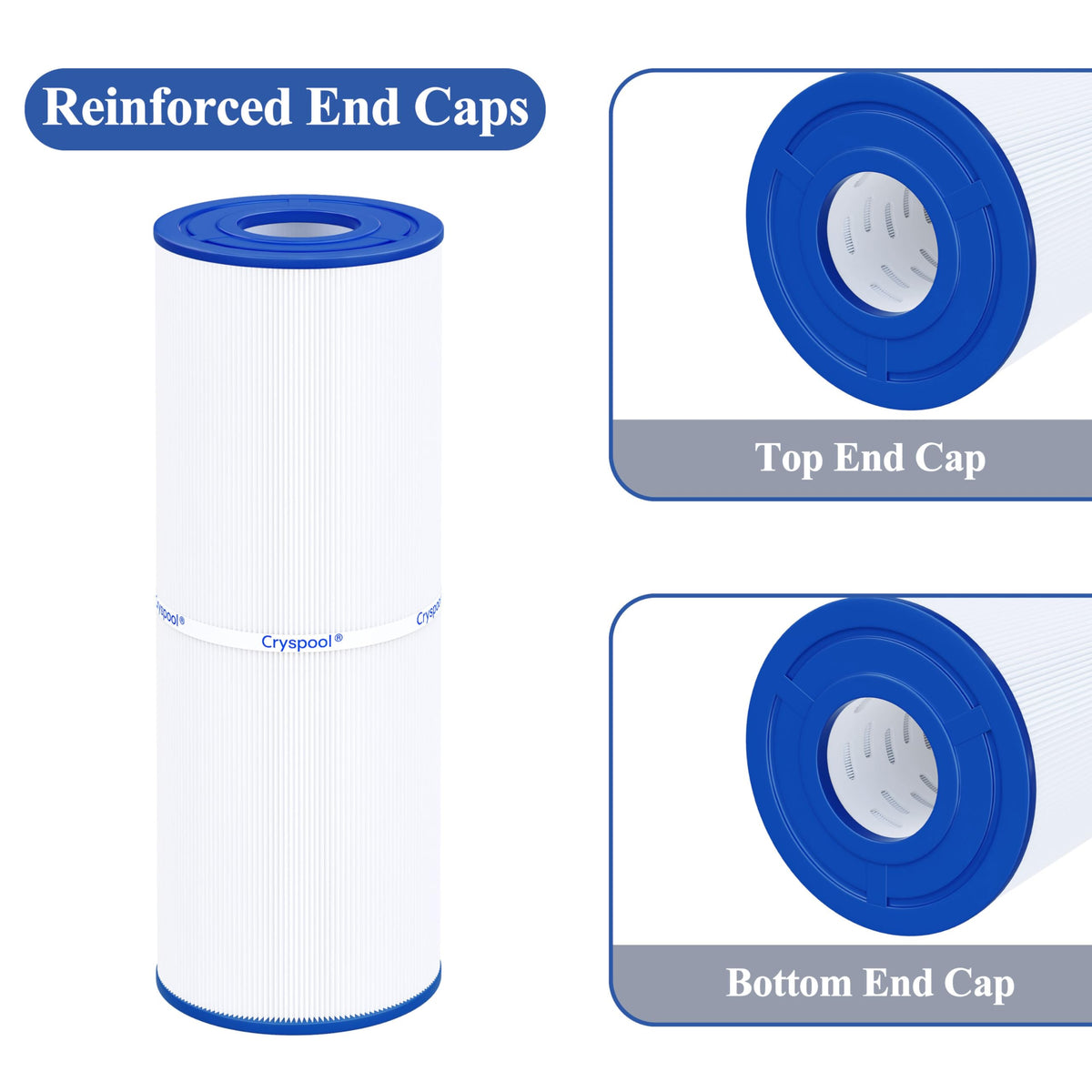 Cryspool 04075 Hot Tub Filter Replaces C-4950, PRB50-IN