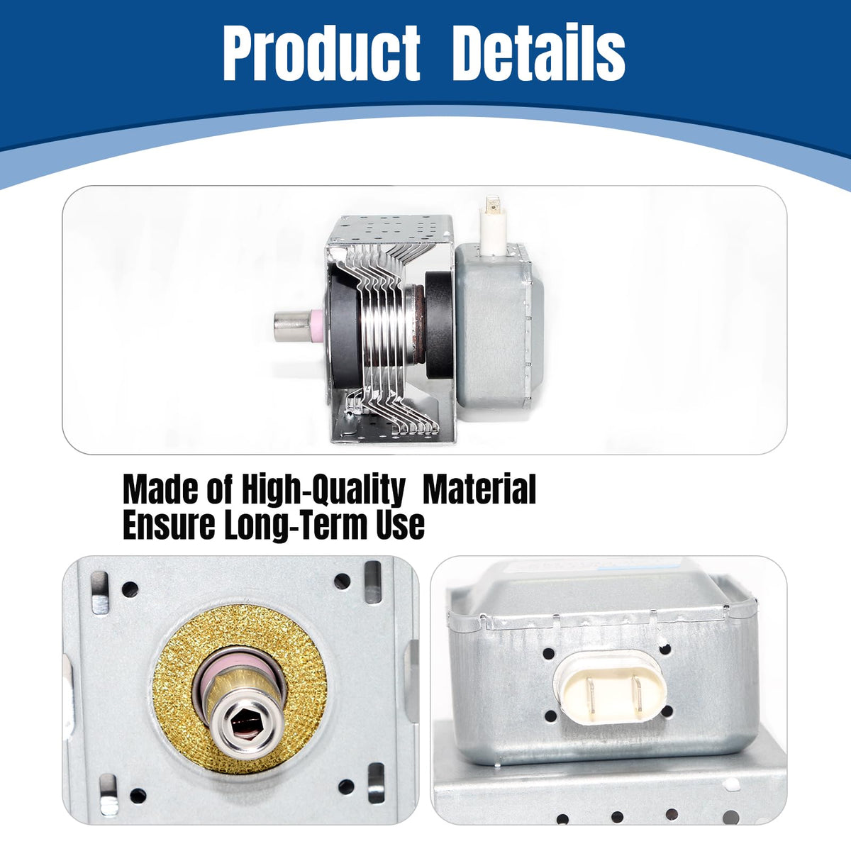 Replacement for GE WB27X10682 Magnetron for Microwave Oven, Compatible with RM269, WB27X10559, 1086312, 2M319J, 2M219J, Microwave Oven Repair Part