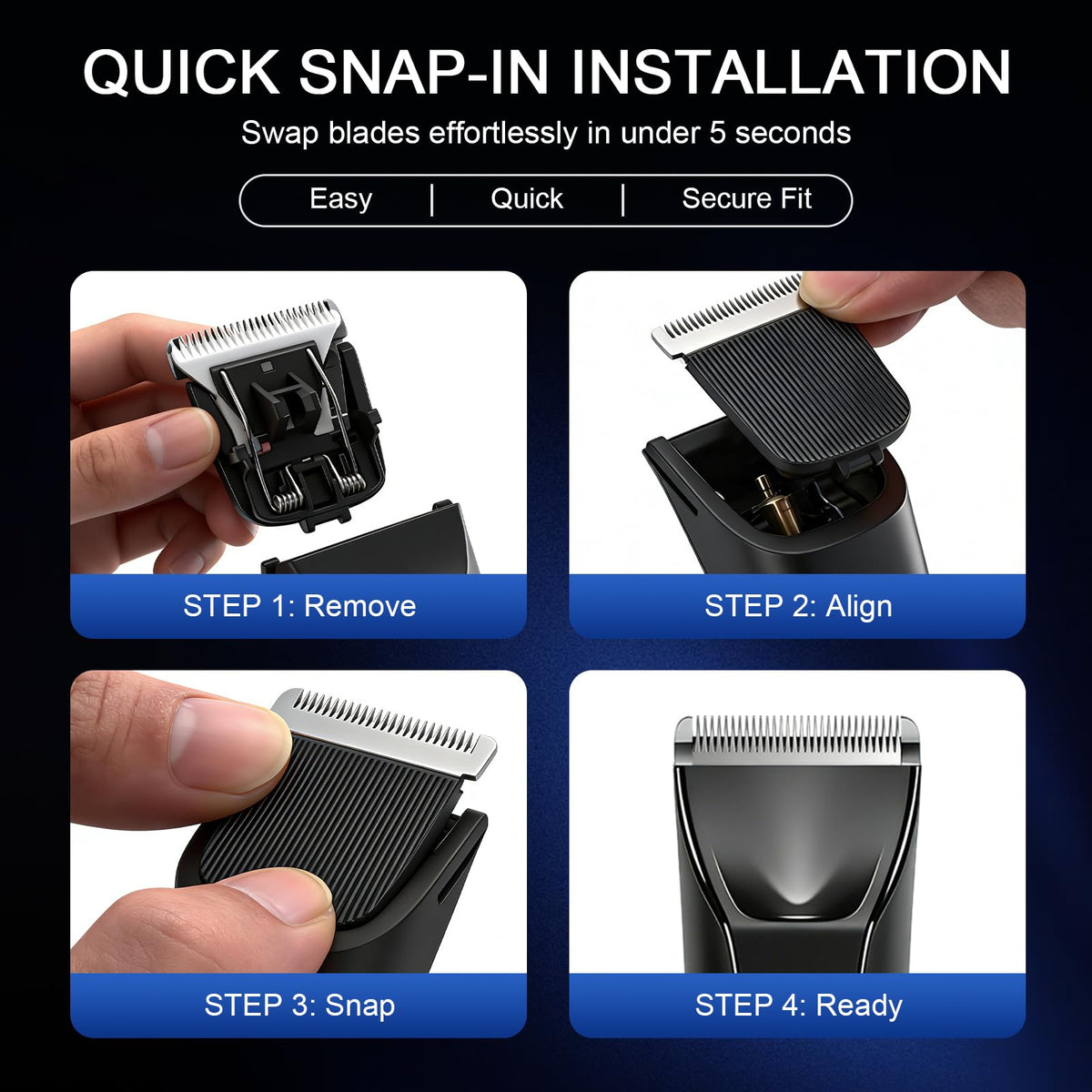 Replacement Blades Compatible with Manscaped The Lawn Mower 4.0, 3.0 & 2.0