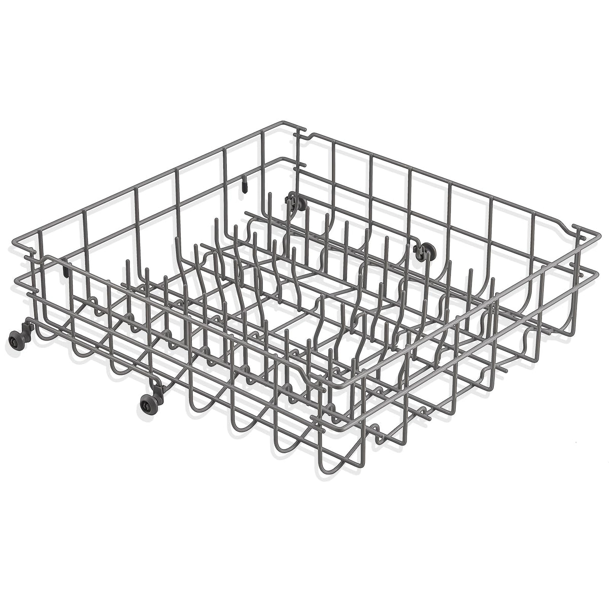 Upgraded 5304535380 Dishwasher Upper Rack Replacement Parts for Frigidaire Kenmore Dishwasher Rack FFCD2413US4A FBD2400KB12B Upper Dishrack Assembly Frigidaire Crosley Dishwasher Top Rack Rollers