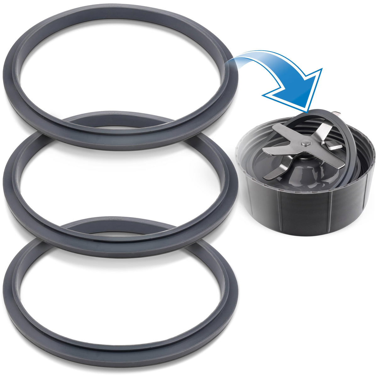 Seal Rings Gaskets Replacement for Nutribullet Blender Parts Accessories