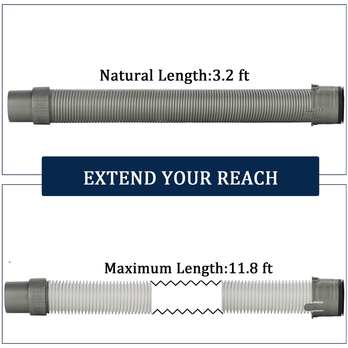 Hose Compatible with Shark Navigator Vacuum NV80 NV60 NV42 NV70 NV71 NV46 NV90 NV22 NV26 UV410 NV44 NV95 Replacement Part No.1114FC