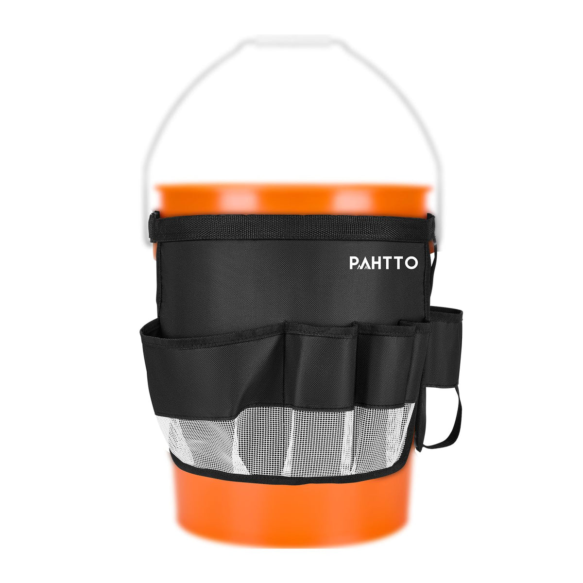 Bucket Tool Organizer, 5 Gallon Garden Bucket Tool Bag with Mesh Pocket