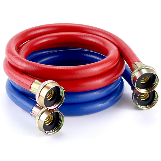 Washer Hoses 4FT,Rubber Washing Machine Hoses 3/4 