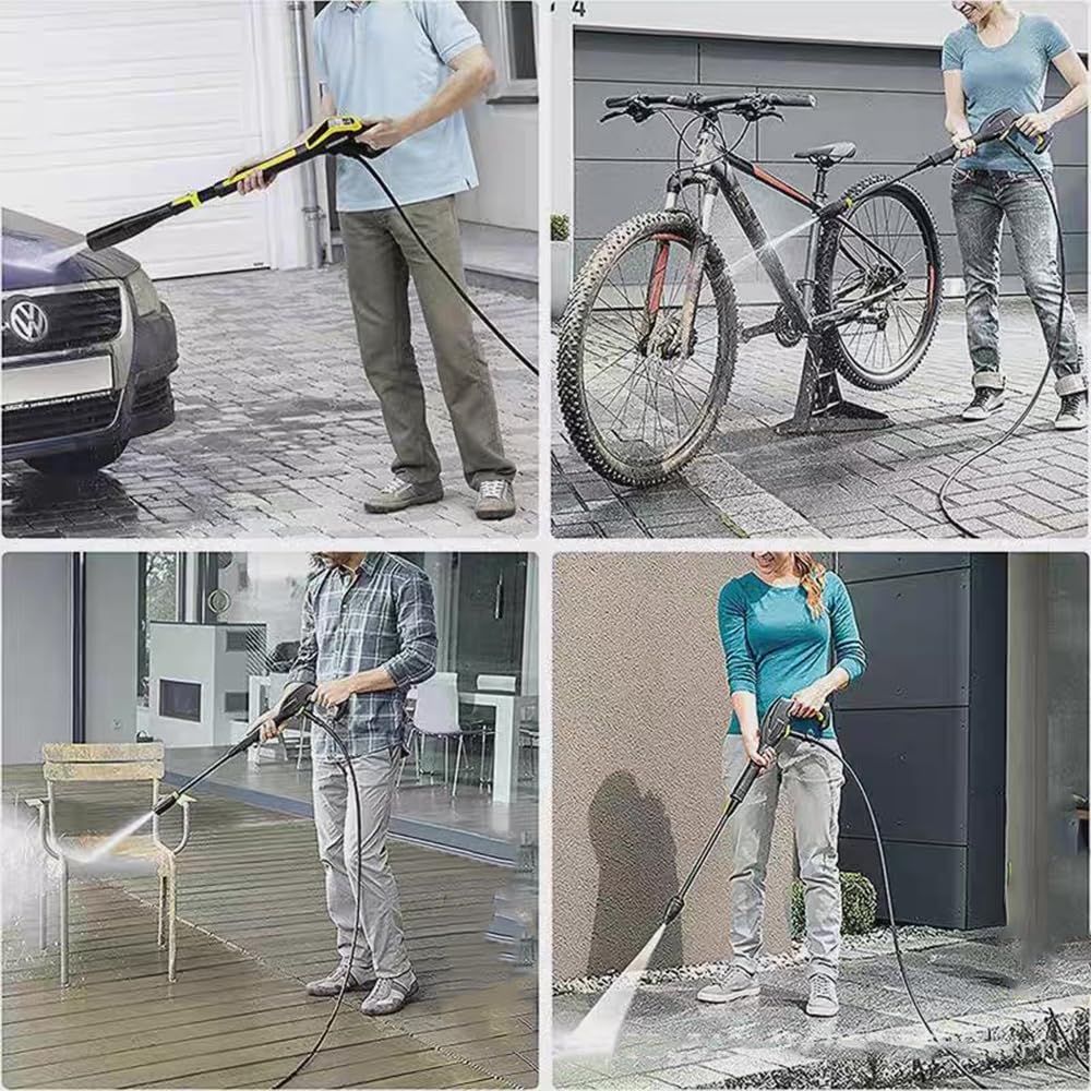 3/8" Pressure Washer Hose, 20FT Power Washer Hose High Pressure Hose Replacement Hose 3/8 Inch Quick Connect for Power Washer