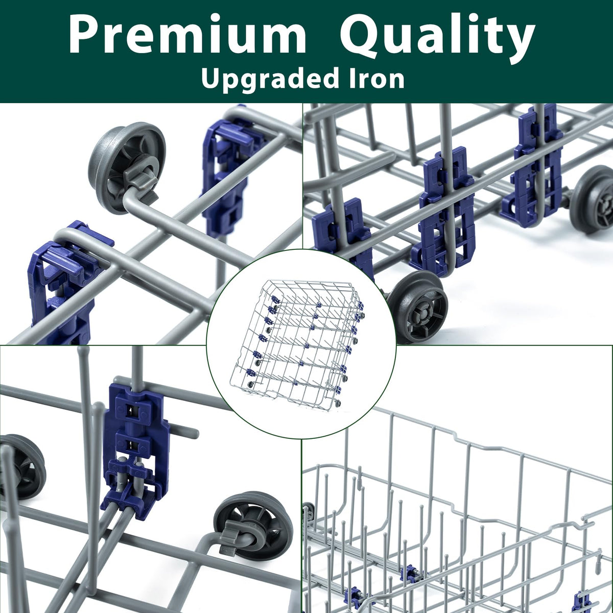 3751DD1001J Dishwasher Lower Rack Replacement Part