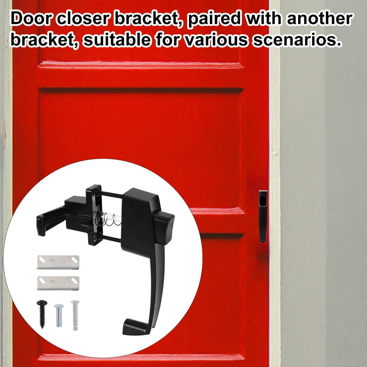 Storm Door Closer & Screen Door Handle, Heavy Duty Screen Doors Kit
