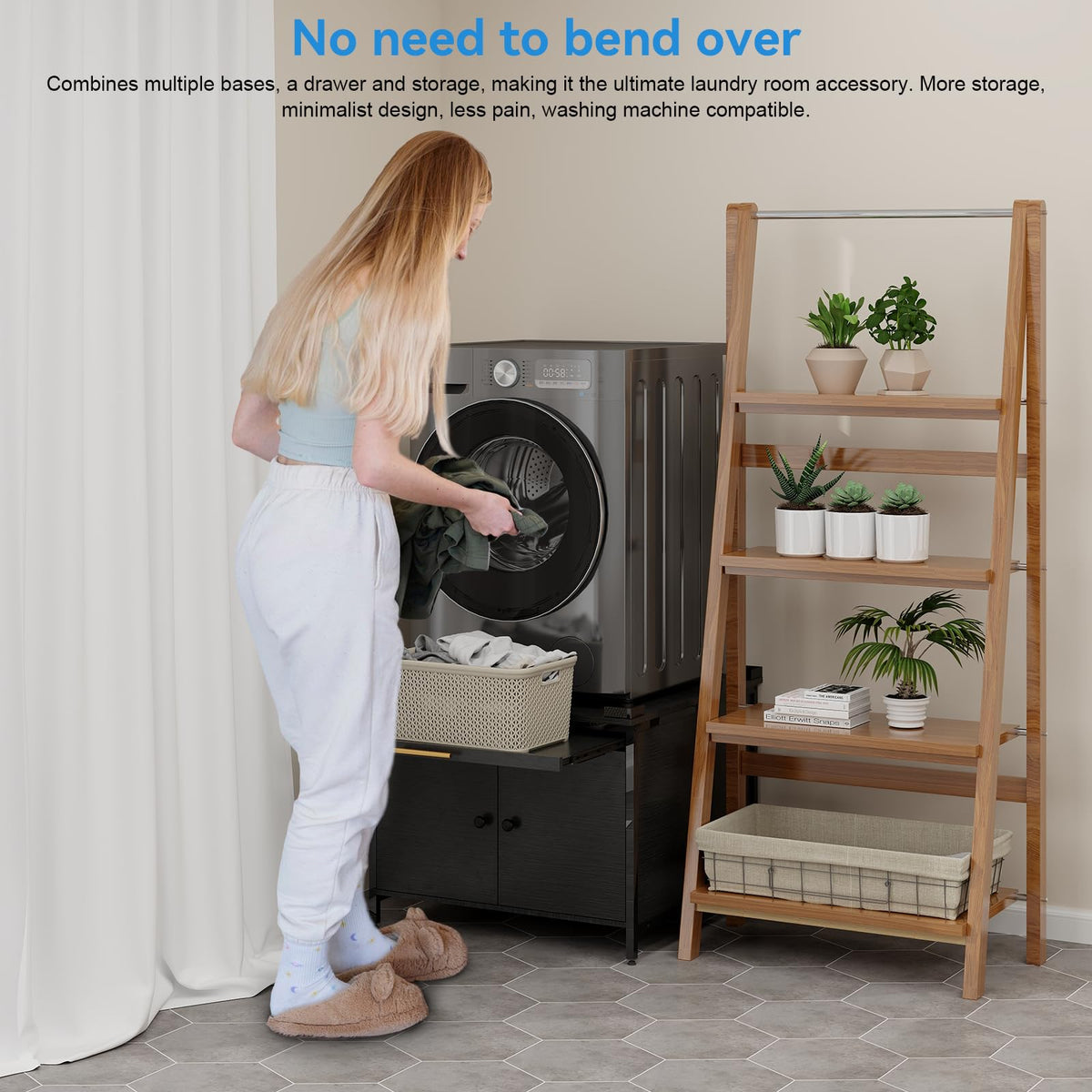 ZealWe 2 Pack 29" Laundry Pedestal for Washer and 