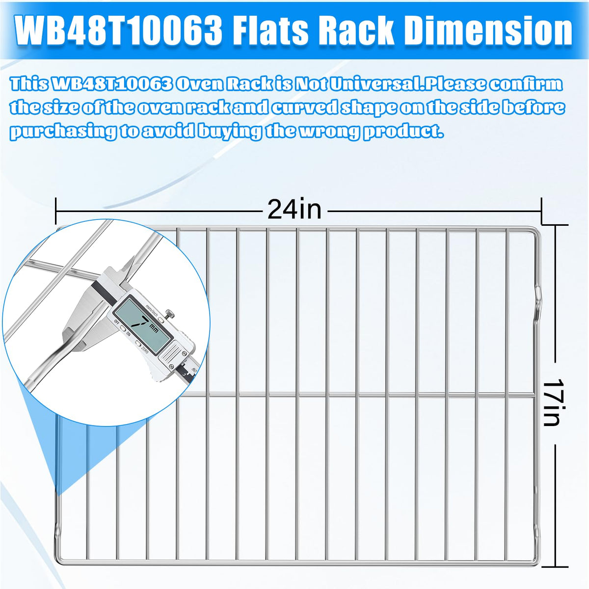 UPGRADE WB48T10063 Stove Oven Rack for GE Oven Rac