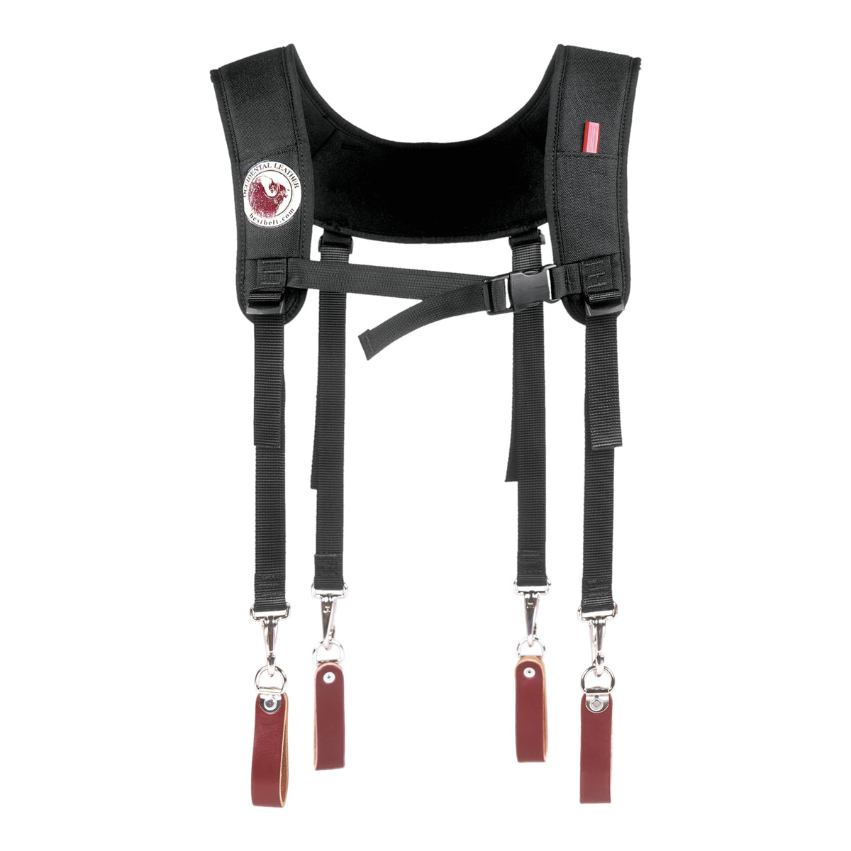 Occidental Leather Stronghold Light Suspenders - Ultra-Light Industrial Nylon Suspension Set - Includes Convenient Pockets - Made in USA