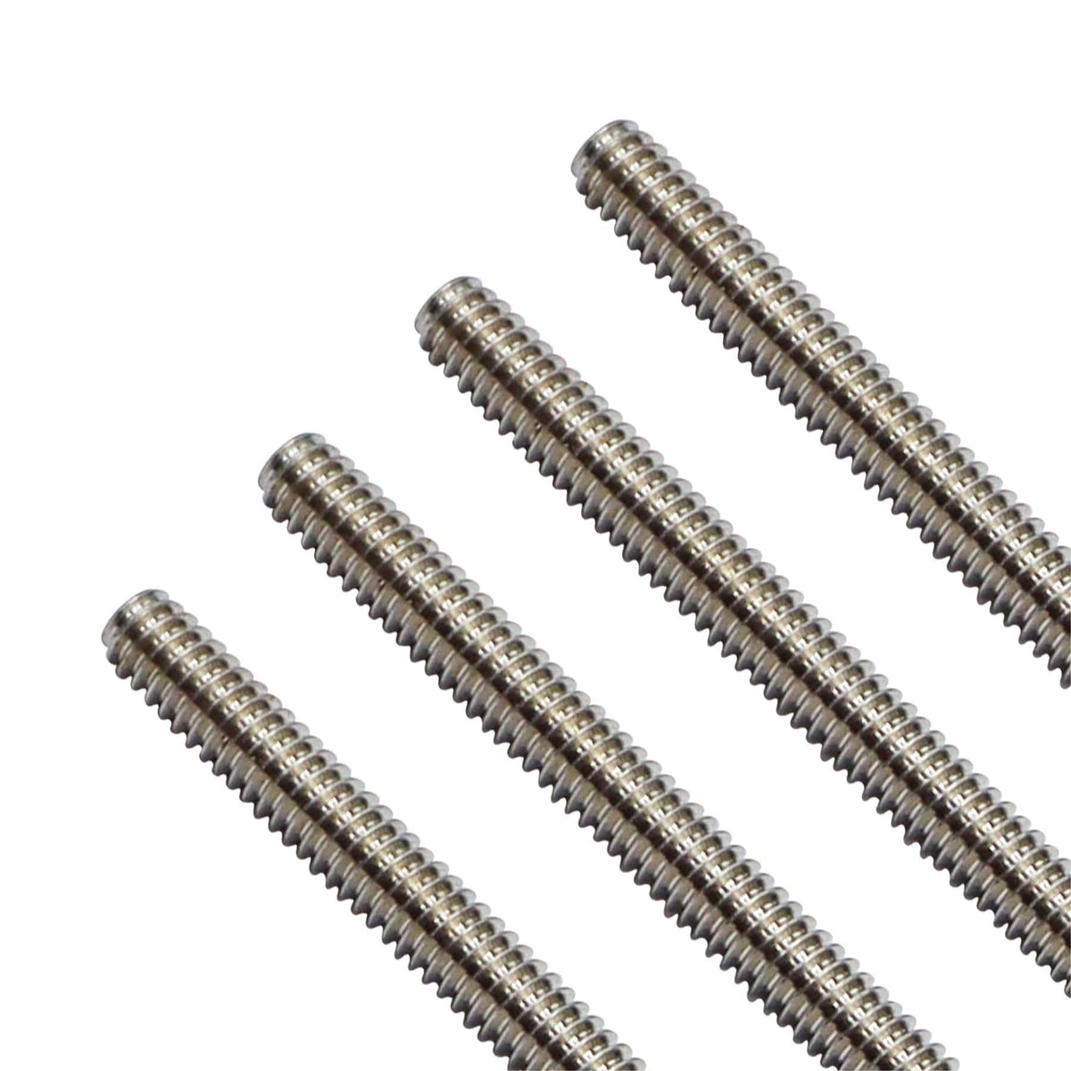 Aiwaiufu 48 Inch Stainless Steel Threaded Rods, 3/8"-16 Fully All Threaded Rods (Pack of 4)