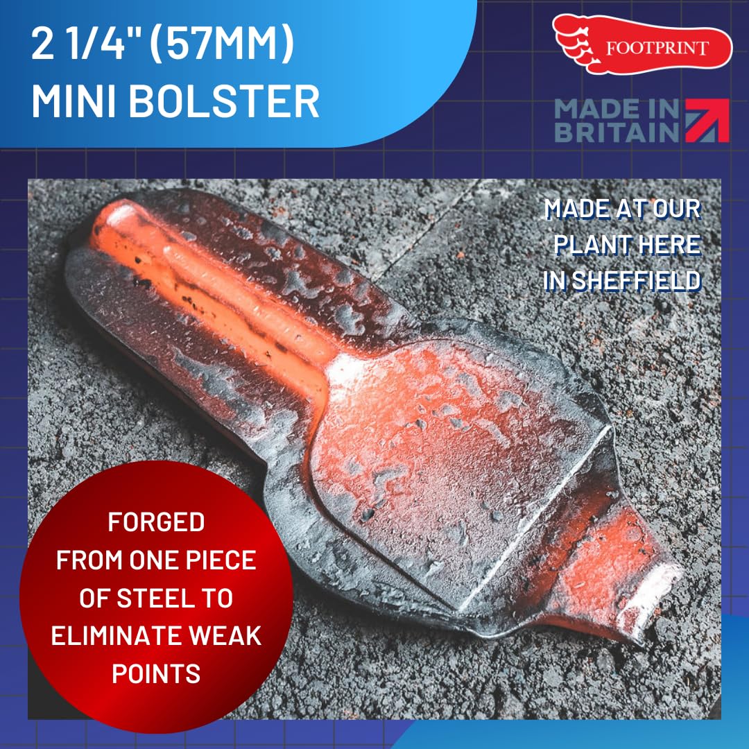 Footprint Brick Bolster, Electricians Bolsters & Flooring Chisel