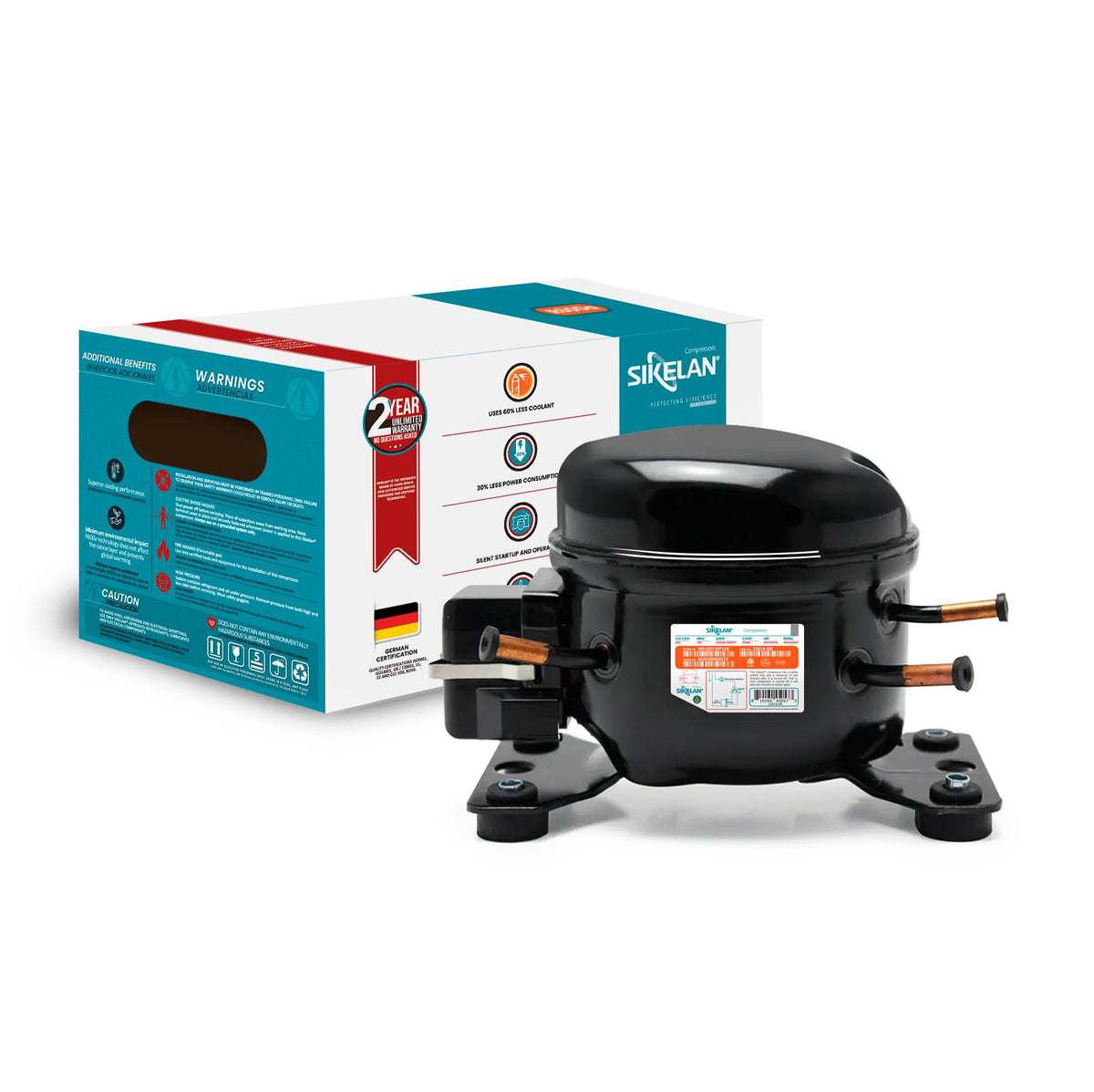 Sikelan Refrigerator Compressor 1/4 HP R600a – Qui