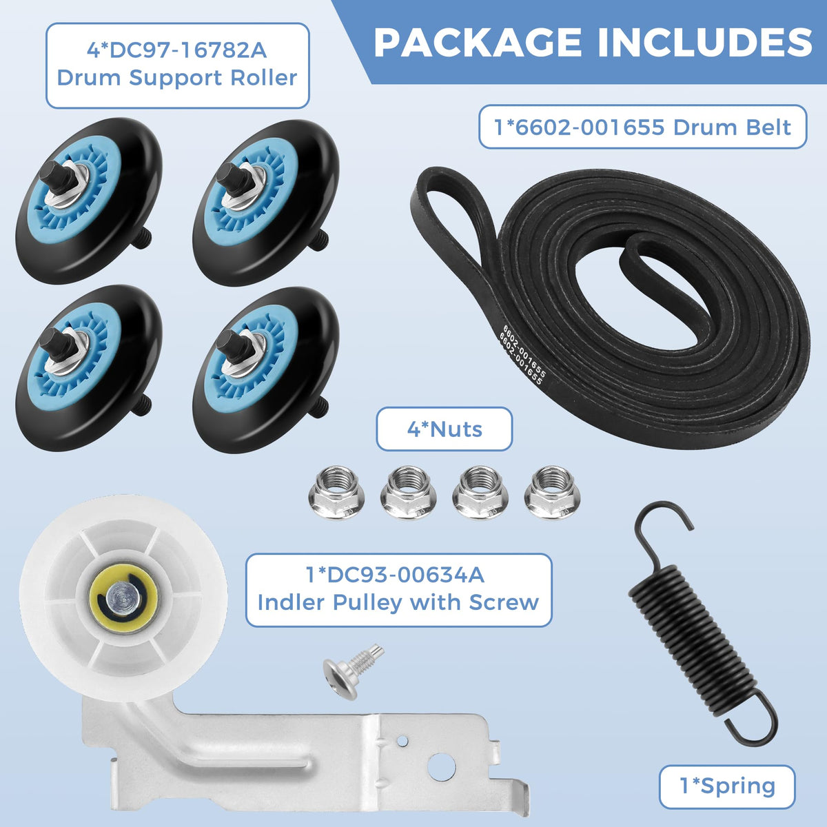 Sikawai DC97-16782A Dryer Parts Fit for Samsung Dr