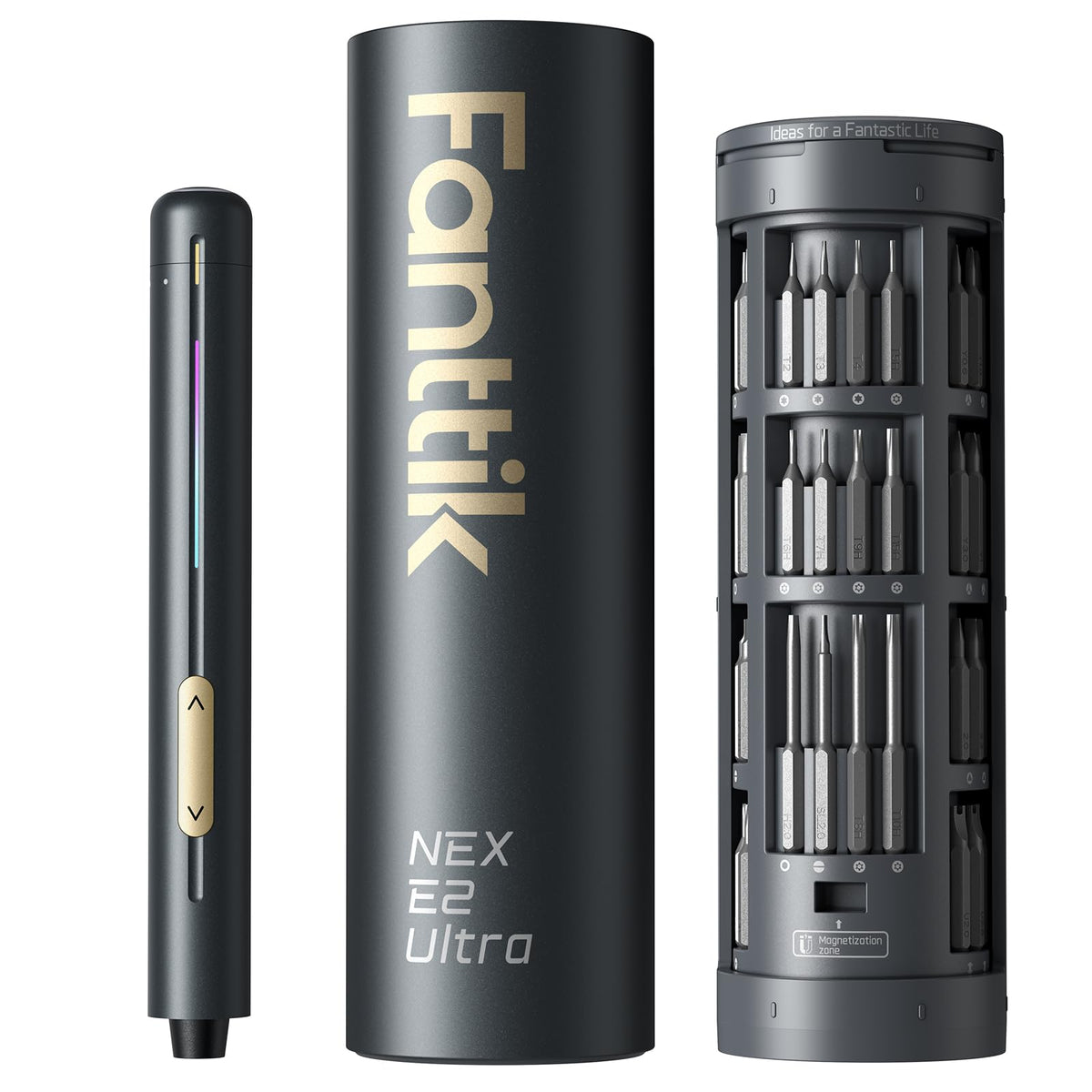 Fanttik E2 Ultra Electric Screwdriver, Screwdriver for Electronics (Grey)