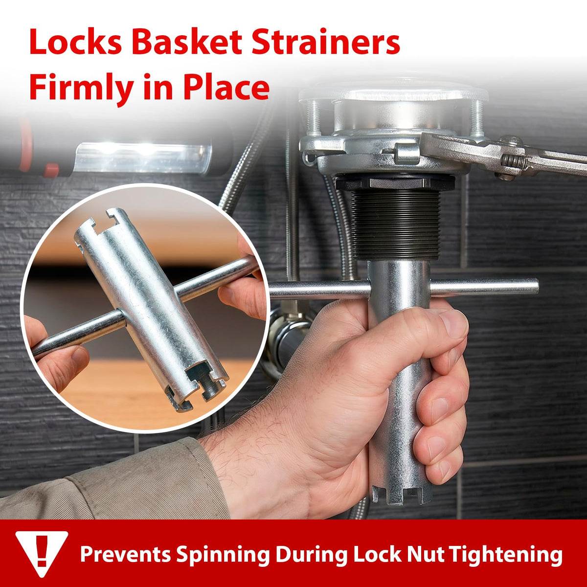 14PCS Plumbing Wrench Faucet Installation and Removal Tools, Under Sink Wrench Tool Set, Spring-Loaded Basin Wrench, Adjustable Wide-Jaw Wrench, Multifunctional Plumbing Tool for Kitchen & Bathroom